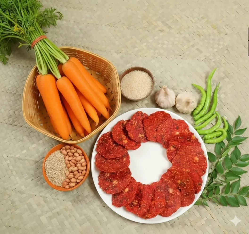 Naga Mani Traditional Foods Carrot Chekkalu