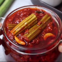 Drumstick Pickle (Mulakkaya Pachadi)